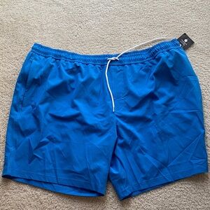 Vibrant Blue Men's Swim Trunks